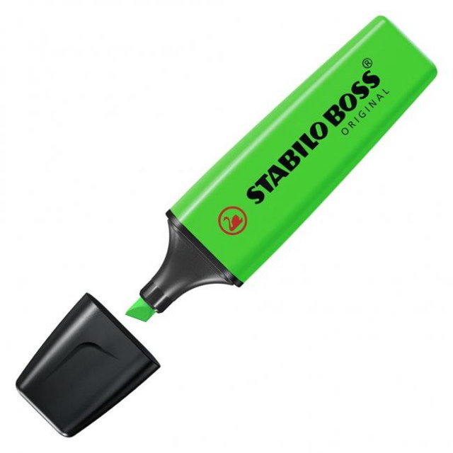Zvýrazňovač STABILO BOSS ORIGINAL zelený_1