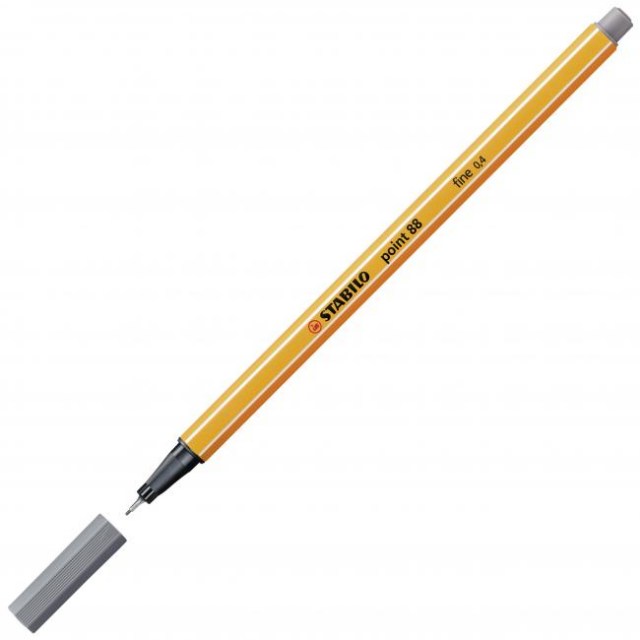 Liner STABILO Point 88 tmavosivý_1