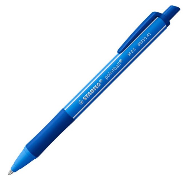 Guľôčkové pero STABILO pointball colorful modré_1