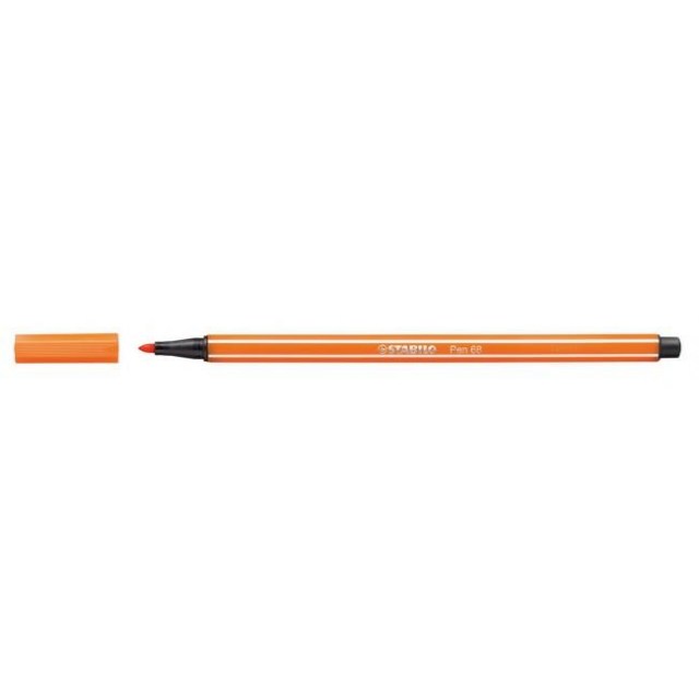 Popisovač STABILO Pen 68 fluorescenčný oranžový_1