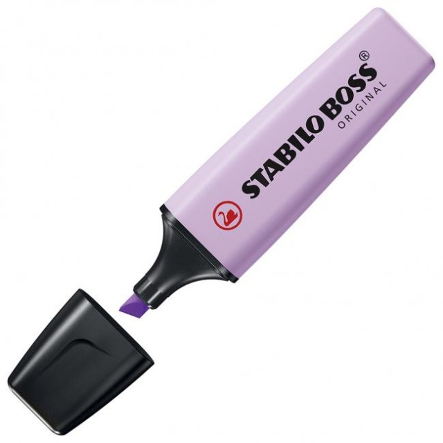 Zvýrazňovač STABILO BOSS ORIGINAL Pastel pastelový fialkový_1