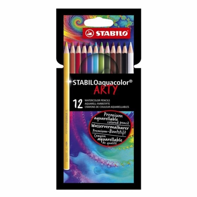 Farbičky STABILOaquacolor 12 ks sada ARTY_1