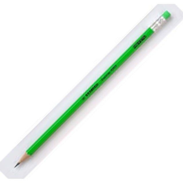 Ceruzka STABILO Swano Fluo s gumou zelená 12ks_1