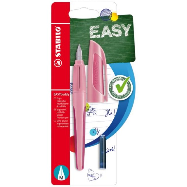 Plniace peero Stabilo Easybuddy Pastel M púdrová ružová_1