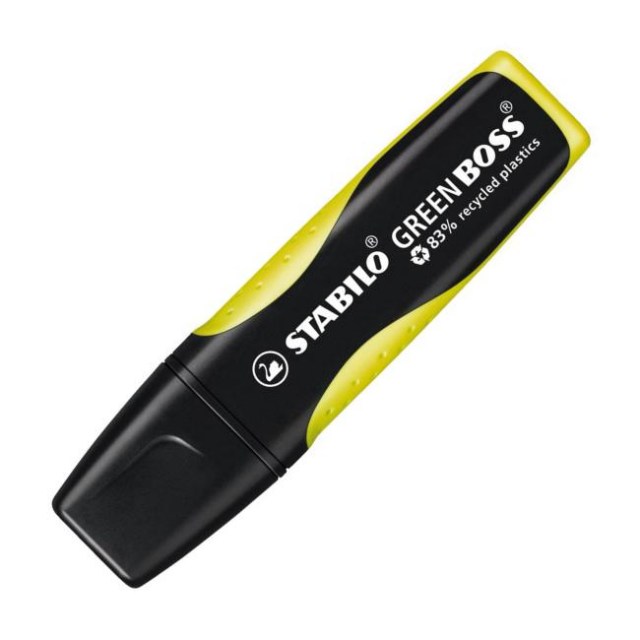 Zvýrazňovač  STABILO GREEN BOSS žltý_1