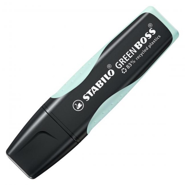 Zvýrazňovač  STABILO GREEN BOSS Pastel  pastelová tyrkysová_1