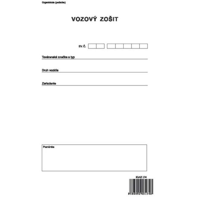Vozový zošit A4 152 strán_1