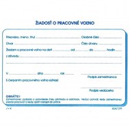 Žiadosť o pracovné voľno A6 100 listov_1