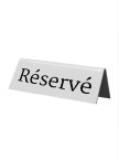 Rezervačná tabuľka 5 ks francúzsky Réservé_1