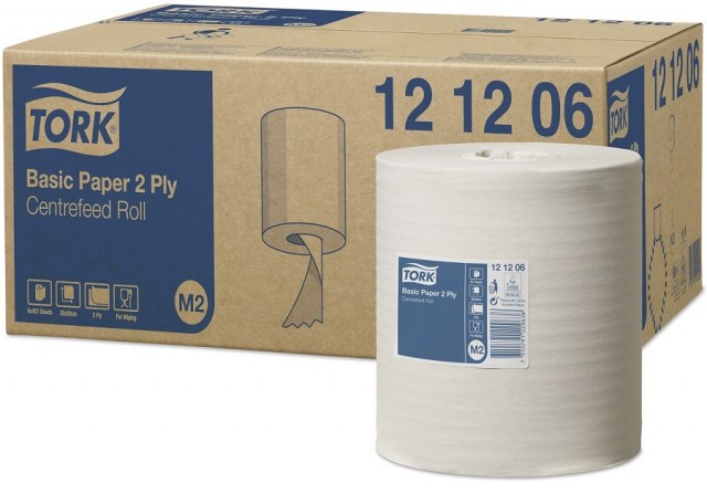 Tork Basic dvojvrstvová papierová utierka M2 (Biela)_1