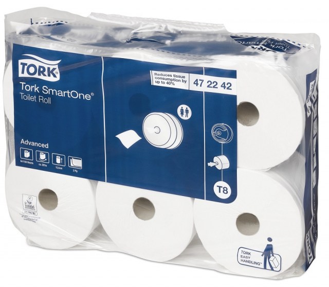 Tork SmartOne toaletný papier v kotúči T8 (Biela)_2