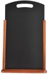 Stolný stojanček s tabuľkou, XXL, 30x50, lakovaný, Dark Brown_1