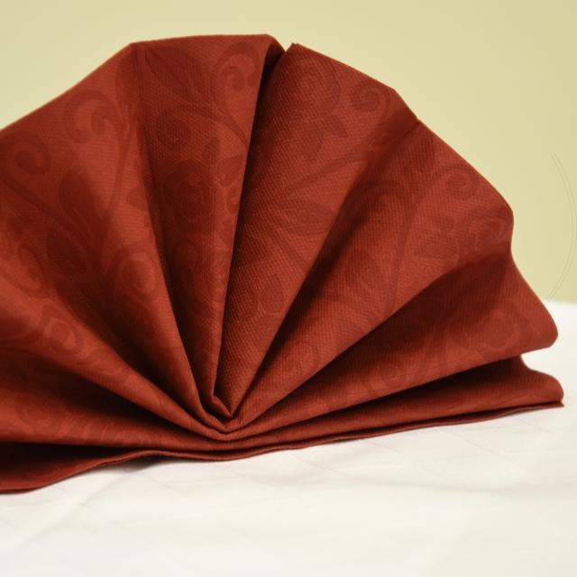 Obrúsok PREMIUM Dekor-R terakota 40 x 40 cm [50 ks]_3