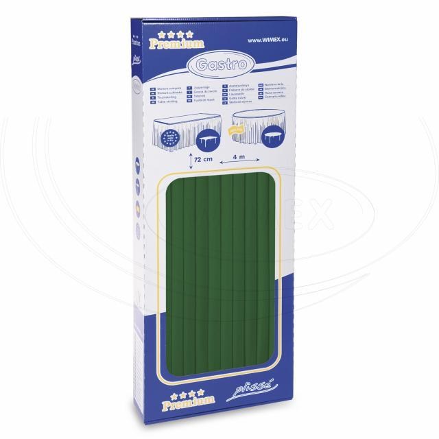 Stolová sukienka (PAP-Airlaid) PREMIUM tmavozelená 72cm x 4m [1 ks]_2