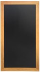 Nástenná tabuľa Long 56 x 100 cm, lakovaná, Teak_1