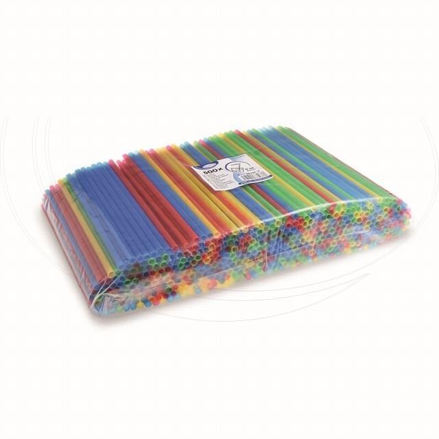 Slamky JUMBO mix 25 cm, O 8 mm [500 ks] REUSE_2