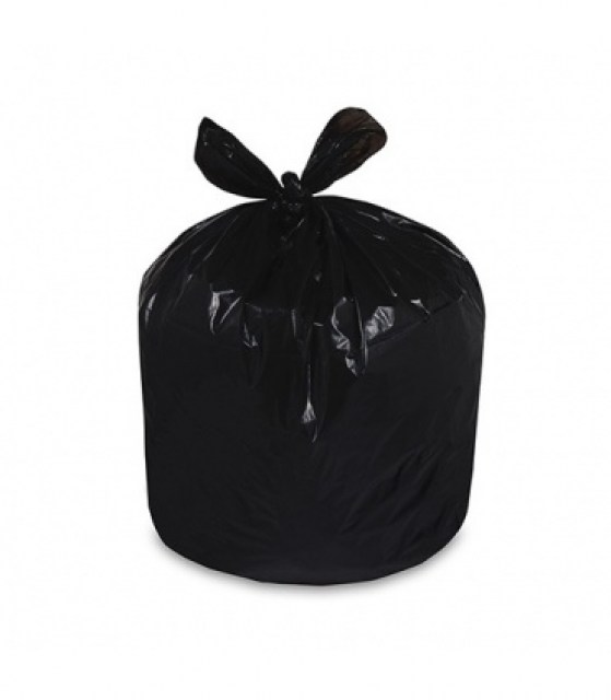 Vrece na odpadky (HDPE) ČIERNE, extra hrubé 70 x 110 cm,120L[25 ks!],pevnost 80my,WI69799_