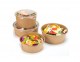 Miska na šalát bowl 1300ml kraft O 184mm A300 (50ks) - WI82913 - VYRADENE _1