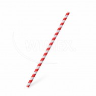 Slamka papierová Špirála červená JUMBO O8mm x 25cm [100 ks]_1