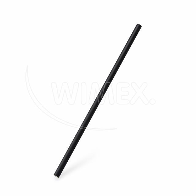 Slamka papierová čierna JUMBO O8mm x 25cm [100 ks]_1