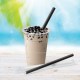Slamka papierová Bubble Tea čierna O12mm x 21cm jednotlivo balená [100 ks]_2