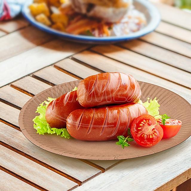 Papierový tanier nepremastiteľný kraft O18cm [100 ks] 100% celulóza, i165013_9