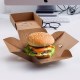Burger box (PAP FSC Mix) rozkladací nepremastiteľný kraft 120 x 120 x 100 mm [100 ks]_2