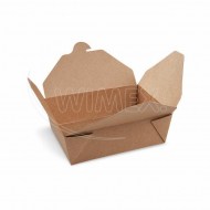 Food box (PAP/PE) nepremastiteľný kraft `M` 150 x 120 mm 1000ml [50 ks]_1