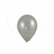 Nafukovací balónik strieborný O25cm M [10 ks]_1