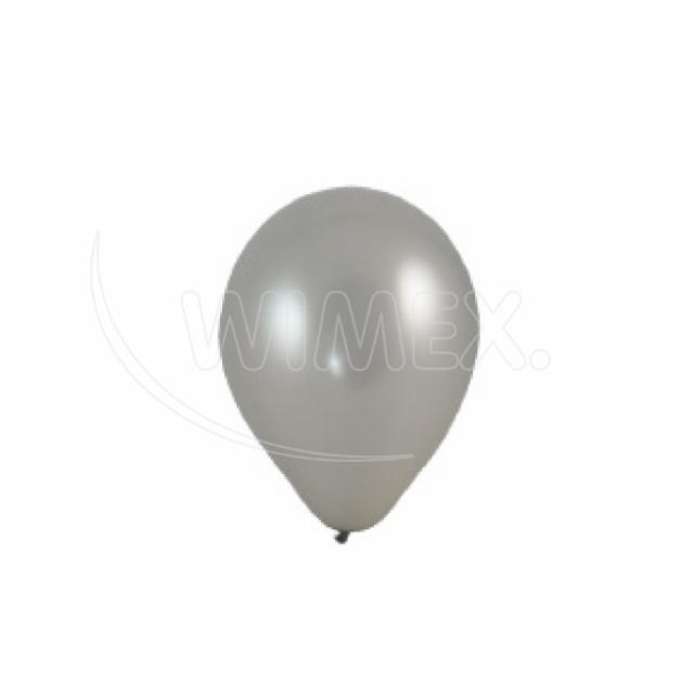Nafukovací balónik strieborný O25cm M [10 ks]_1