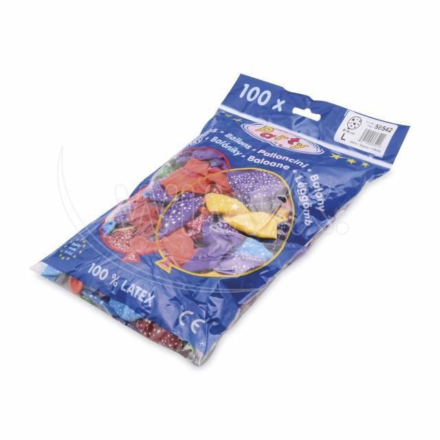 Nafukovací balónik Hviezdy farebný mix O30cm L [100 ks]_4