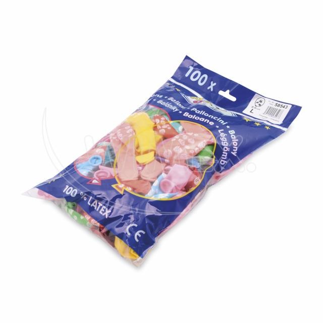 Nafukovací balónik Ohňostroj farebný mix O30cm L [100 ks]_1