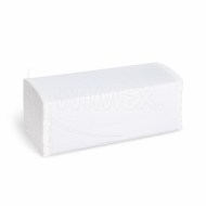 Papierový uterák (FSC Mix) ZZ skladaný V 1vrstvý biely 23 x 21 cm [20 x 200 ks]_1