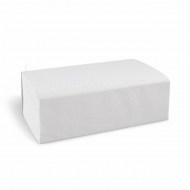 Papierový uterák ZZ skladaný V 2vrstvý biely 23 x 23 cm [3200 ks]_1