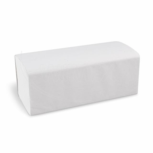 Papierový uterák ZZ skladaný V 2vrstvý biely 24 x 21 cm [4000 ks]_1