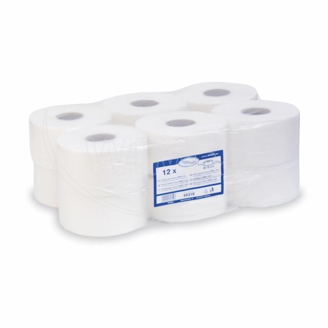 Toaletný papier (FSC Mix) 2vrstvý biely JUMBO O19cm 145m 645 útržkov [12 ks]_1