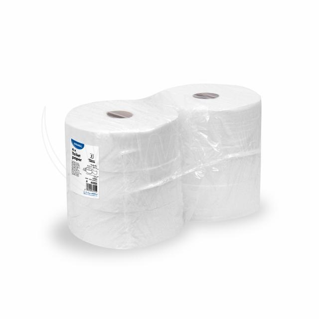 Toaletný papier 2vrstvý biely JUMBO O25cm 240m 1070 útržkov [6 ks]_1
