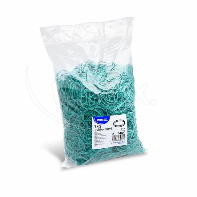 Gumička slabá zelená 1mm O4cm [1 kg]_1
