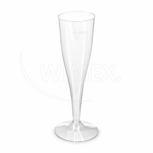 Pohárik kryštál na sekt (PS) dvojdielny O65mm 0,1L [6 ks]_1