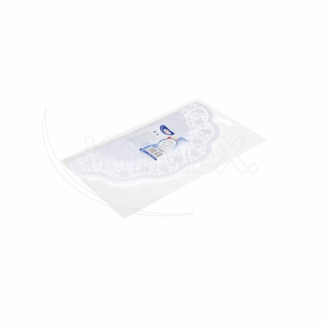 Dekoračná krajka (PAP) okrúhla biela O30cm [6 ks]_8