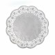 Dekoračná krajka (PAP) okrúhla biela O36cm [6 ks]_1