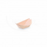 Fingerfood miska drevená lodička 9 x 6 cm [100 ks]_1