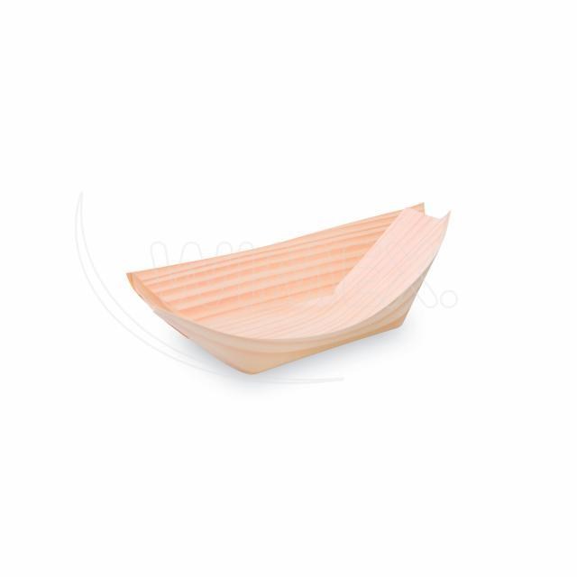 Fingerfood miska (drevená FSC 100%) lodička 13 x 8 cm [100 ks]_7