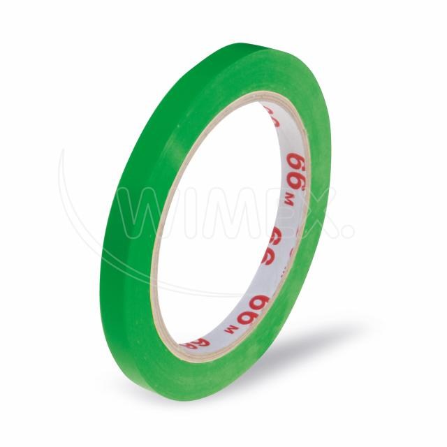 Lepiaca páska (PVC) zelená 9mm x 66m pre zatvárací strojček 67999 [1 ks]_7