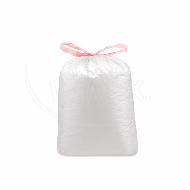Vrece na odpadky (LDPE) ECONOMY zaťahovacie biele 70 x 100 cm 120L [10 ks]_3