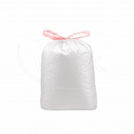 Vrece na odpadky (LDPE) ECONOMY zaťahovacie biele 70 x 100 cm 120L [10 ks]_1