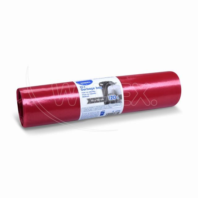 Vrece na odpadky (LDPE) červené 70 x 110 cm 120L [25 ks]_6