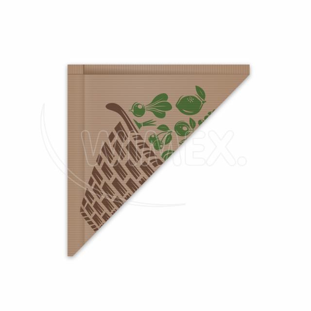 Papierový kornút hnedý 34 x 34 cm `1000g` viazaný [1000 ks]_2
