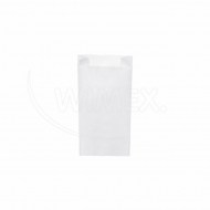 Papierové vrecko s bočným skladom biele 12+5 x 24 cm 1kg [1000 ks]_1