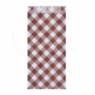 Papierové vrecko Karo 9+2,5 x 20 cm na párok v rožku [300 ks]_1